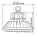 UFO LED Highbay DALI dimbaar